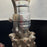 Antique Silver Urn Table Lamp with Elaborate Foliate Carving and Scrolled Handles (2 available)