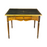 French Elegant Leather Top Game Table, Side Table or Desk