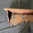 Antique Hand Carved 19th Century Walnut Hat and Coat Rack with Wall Shelf or Bookshelf Above and Hooks