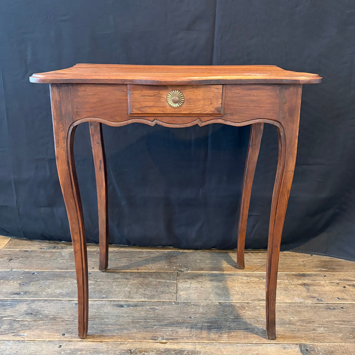 Antique French Louis XV Side Table or Petite Desk