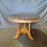 French Round Gueridon Marble Top Center Table, Dining Table or Accent Table with Carved Turned Pedestal Base