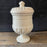 Antique Italian Apothecary Jar Venetian Malva Porcelain Urn Large