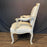 French Pair Louis XV Armchairs or Fauteuils 19th Century Painted