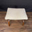 Antique French Biedermeier Scissors Stool, Bench or Small Ottoman with New Upholstery