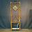 Antique Burnt Bamboo Hall Tree Coat Rack Umbrella Stand and Hat Rack with Mirror