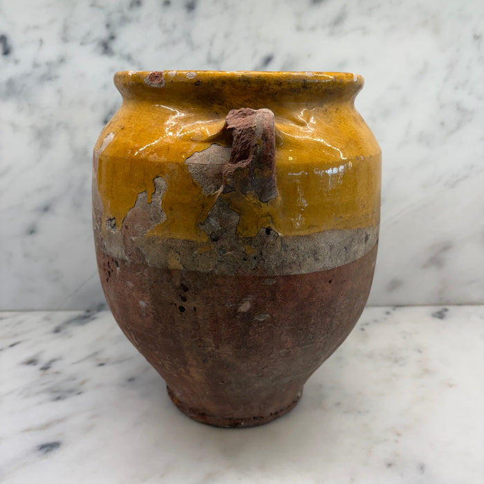 French Yellow Confit Pot #8674