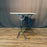 Antique French Marble Top Cafe and Bistro Table with Cast Iron Base