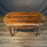 Early Primitive French Country 18th Century Oval Drop Leaf Side Table or Small Dining Table