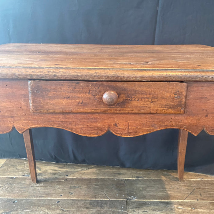 French Louis XV Walnut Side Table, Desk or Writing Table 19th Century