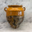 French Confit Pot with Yellow Glaze from the 19th Century #9069