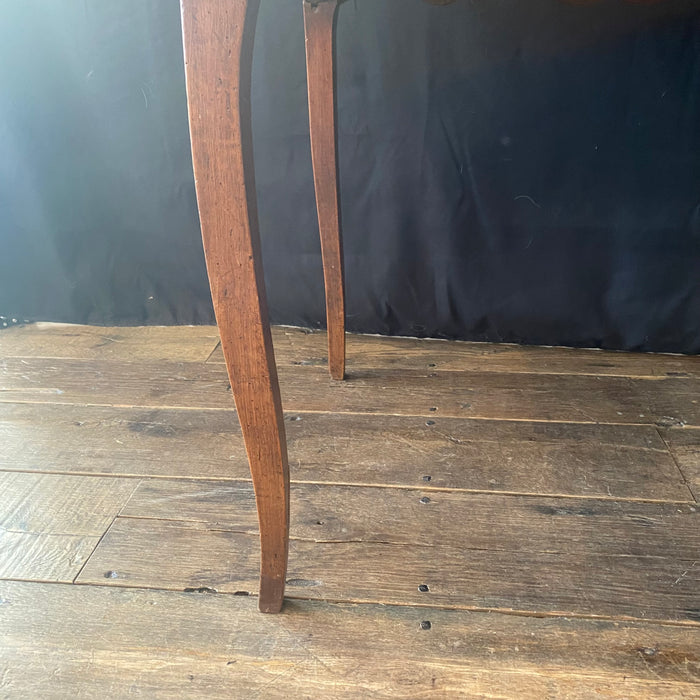 French Louis XV Walnut Side Table, Desk or Writing Table 19th Century