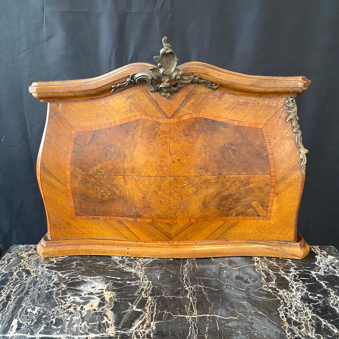 Pair of Antique French Louis XV Marble Top Bedside Cabinets, Nightstands or Side Tables
