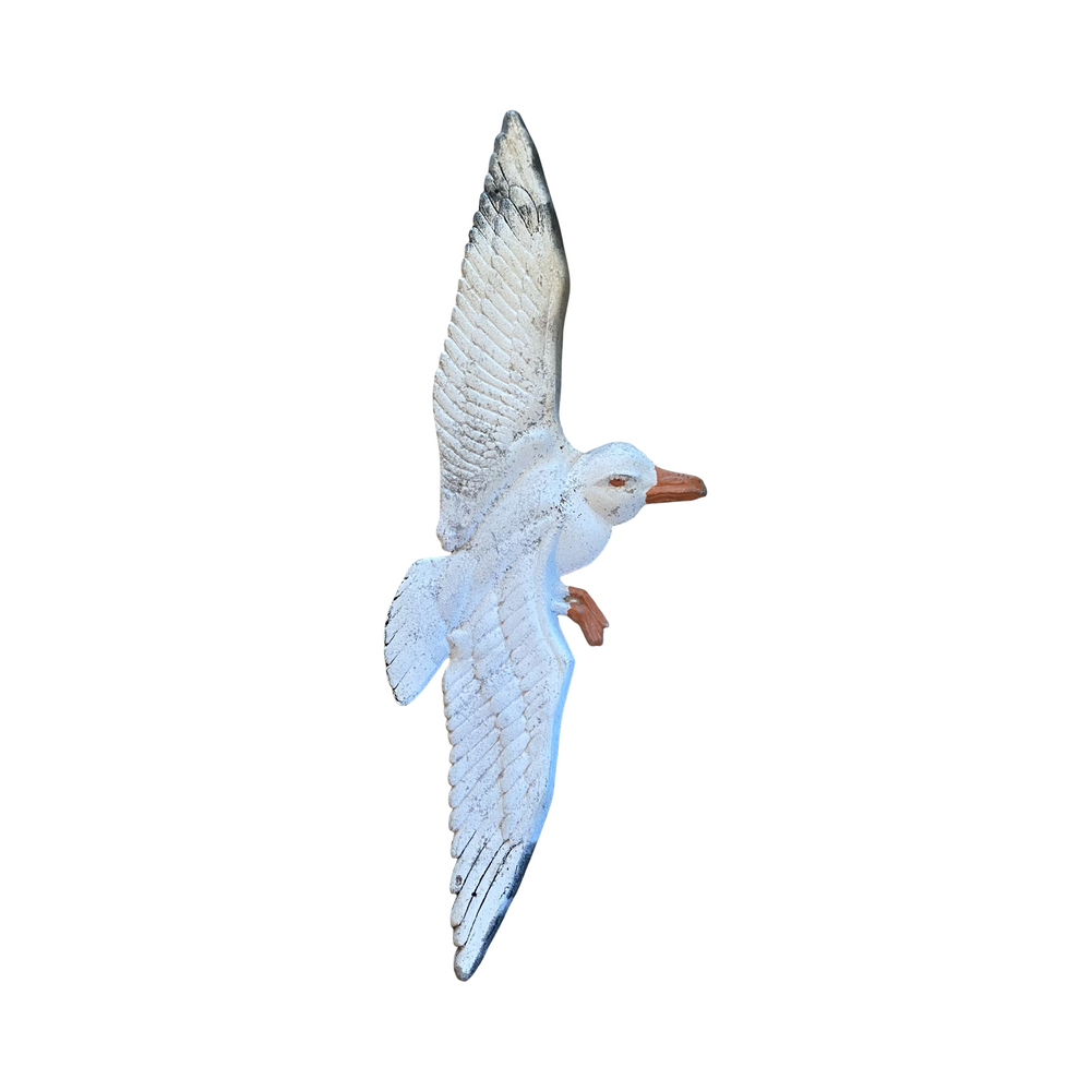Seagull Sculpture Metal Hanging Wall Decor Art