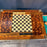 French Marquetry Belle Epoque Game Table, Accent Table, or Occasional Table and with Original Game Pieces