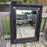 Large French 16th Century Renaissance Painted and Gilt and Ebony Carved Framed Mirror