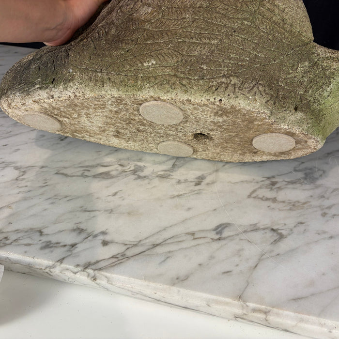 Early British Stone Swan Planter Large