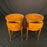 French Louis XV bedside tables, nightstands or side tables with marquetry
