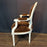 Pair of 19th Century French Louis XVI Carved and Painted Fauteuil Armchairs with Exceptional Carving