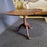 English Chippendale Georgian Round Pie Crust Table, Side Table or Accent or Entry Table with Carved Acorn Details