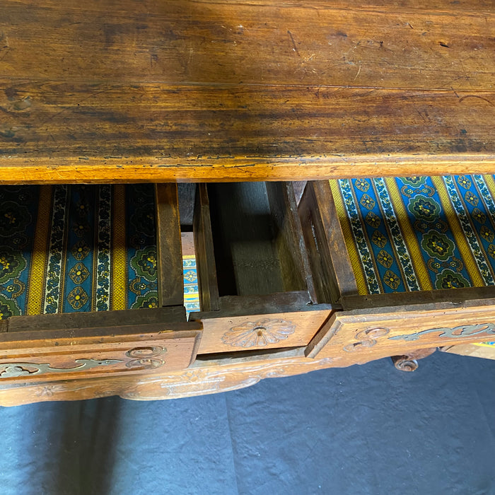 French Louis XV Walnut Buffet Sideboard Cabinet from Provence - 18th/19th Century