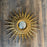 Spanish Layered Intricate Carved Gilt Wood Soleil Sunburst Starburst Wall Mirror