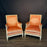 Pair of Antique French Louis XVI Painted Bergere Chairs or Armchairs with Original Mohair