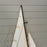 Large Vintage Metal Sailboat Yacht Wall Sculpture with Painted Hull and Wire Rigging