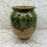French Confit Pot with Green Glaze from the 19th Century #8883