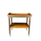 Antique French Bar Cart or Drinks Trolley with Pull-Out Leaves, Lower Shelf and Fluted Legs