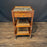 French Louis Philippe Etagere, Side Table, Accent Table or Nightstand with Inset Marble Top