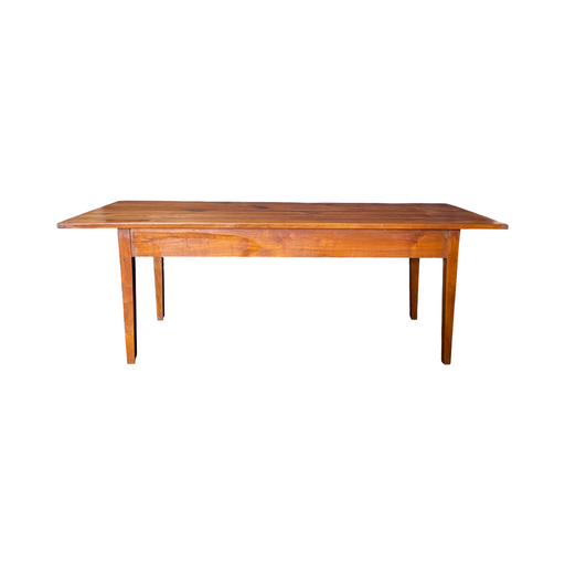 French 19th Century Cherry Farmhouse Dining Table from Provence, France