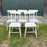 Set of Five 19th Century Plank Seat Grange Chairs from Maine