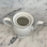 Antique French Porcelain Coffee Pot or Tea Pot with Swan Neck