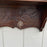 Antique Hand Carved 19th Century Walnut Hat and Coat Rack and Wall Shelf or Bookshelf with Hooks