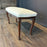 Antique French Louis XV Carved Walnut Bench with New Linen Upholstery