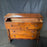 Early American Federal Chest of Drawers, Dresser or Commode in Bookmatched Mahogany and Carved Turned Columns