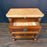 Pair of Antique French Marble Top Petite Commodes, Side Tables or Nightstands with Brass Mounts