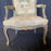 French Louis XV Painted Sofa and Two Fauteuils or Armchairs Parlor or Salon Set from St. Tropez, France