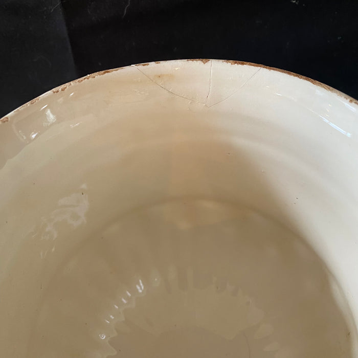 Antique Italian Apothecary Jar Venetian Malva Porcelain Urn Large