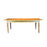 French Provincial Farmhouse Dining Table with Plank Top and Tapered Legs