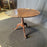 English Chippendale Georgian Round Pie Crust Table, Side Table or Accent or Entry Table with Carved Acorn Details