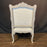 French Pair Louis XV Armchairs or Fauteuils 19th Century Painted