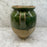 French Confit Pot with Green Glaze from the 19th Century #8883