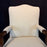 Pair of Early 19th Century French Louis XV Carved Walnut Fauteuil Armchairs with New Neutral Upholstery