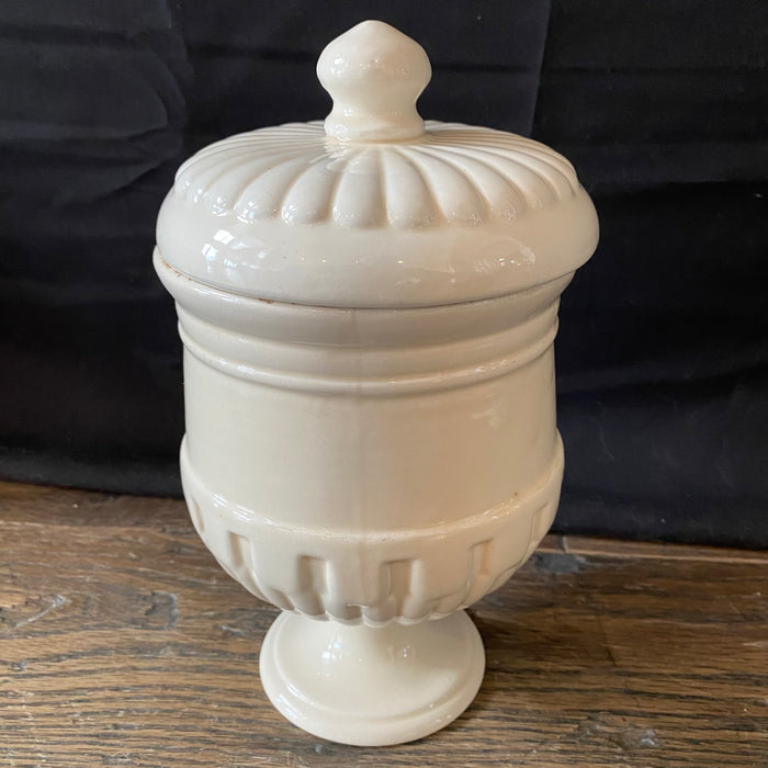 Antique Italian Apothecary Jar Venetian Salice Porcelain Urn Large