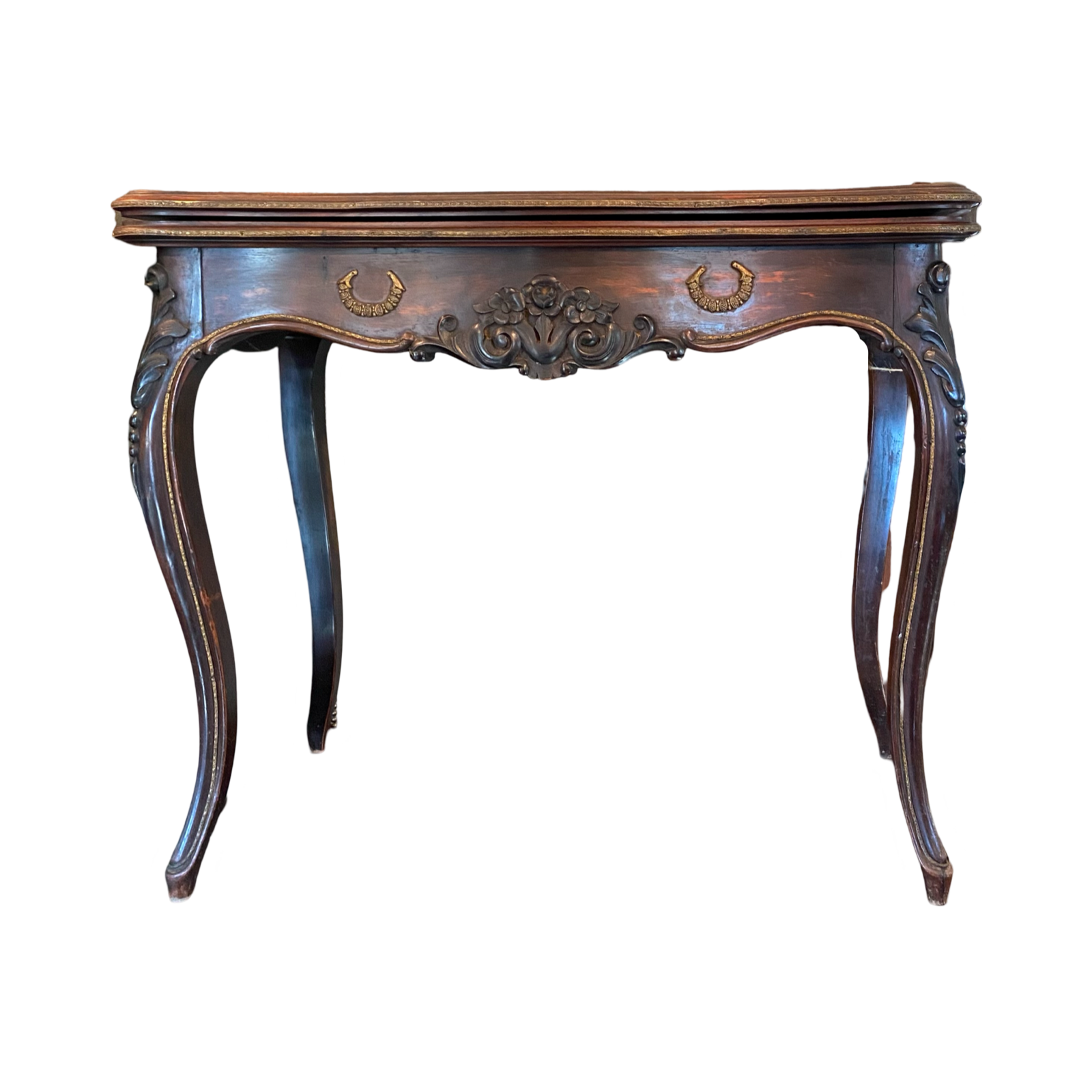 French Louis XV Period Rosewood Game Table, Side Table or Accent
