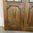 Antique French Four-Panel Folding Screen Room Divider with Beveled Glass Panels