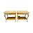 Pair French Louis XV Style End Tables or Side Tables with Exquisite Marble Tops