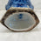 Early Antique Dutch Delft Blue and White Floral Vase, Netherlands