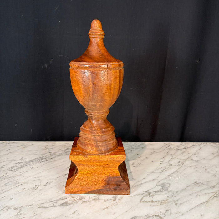 Large Architectural Wood Turned Finial